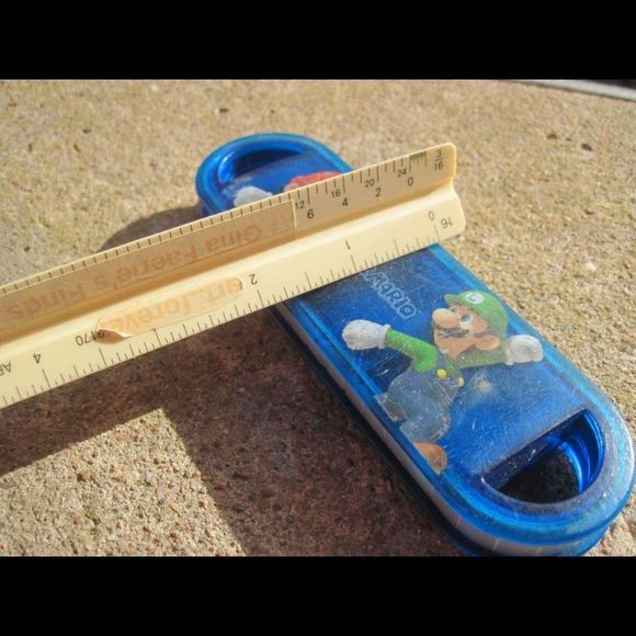 Nintendo 3DS Super Mario Luigi Plastic Game Storage Case Scuffed 3 Games Shift - Picture 10 of 10